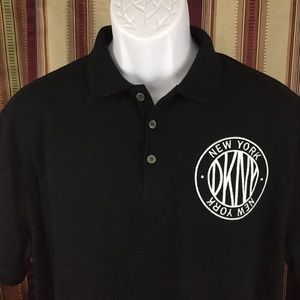 3/$35 New DKNY New York logo polo shirt
